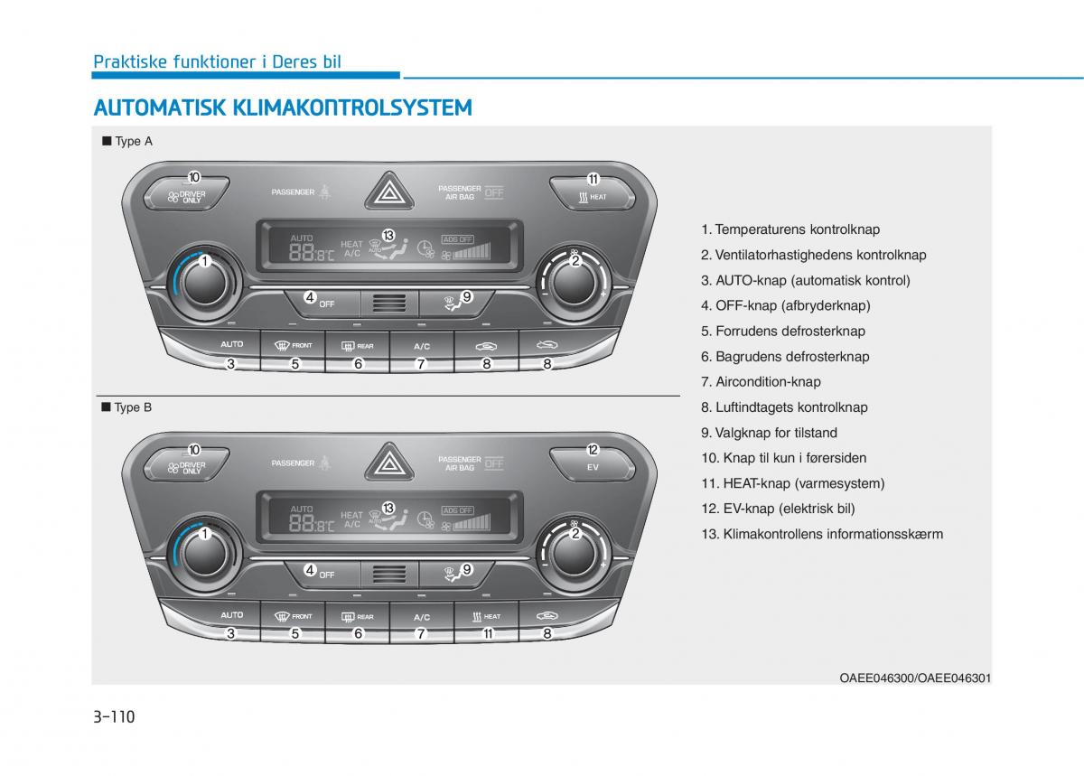 Hyundai Ioniq Electric Bilens instruktionsbog / page 253