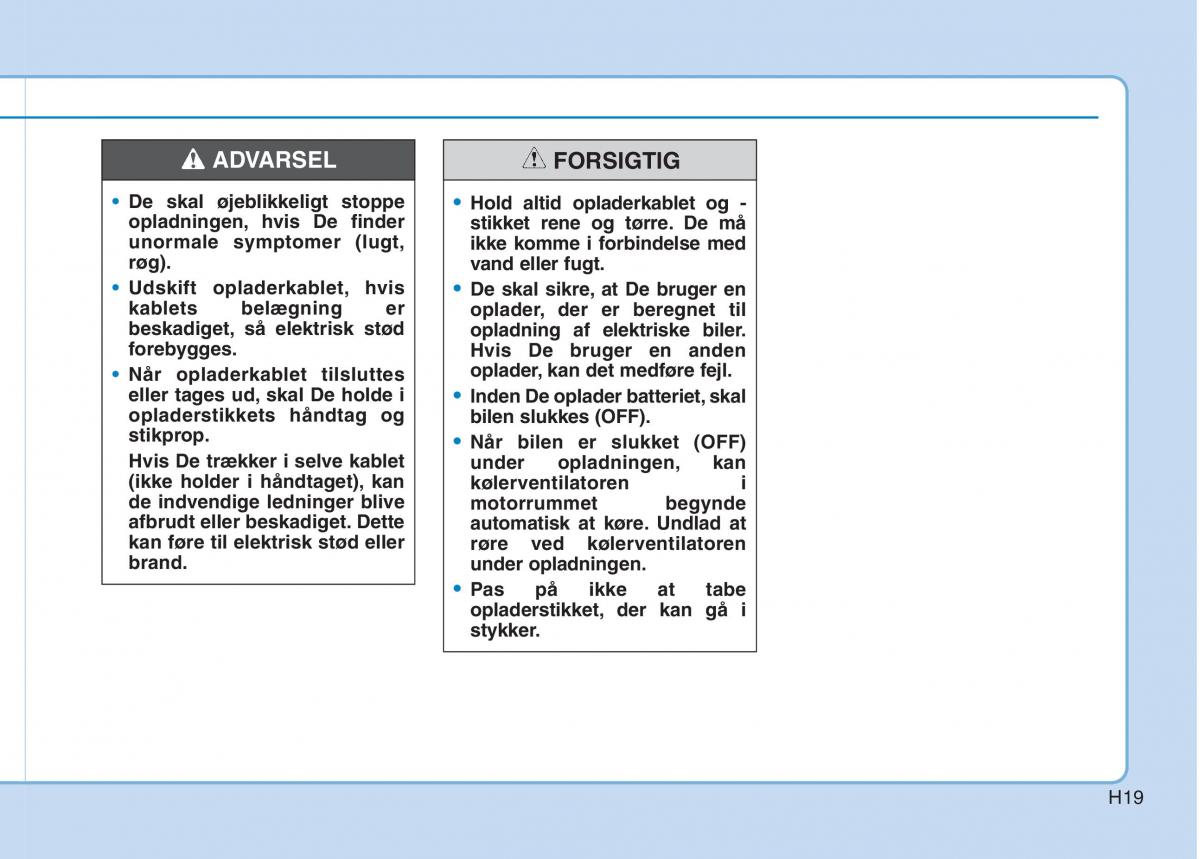 Hyundai Ioniq Electric Bilens instruktionsbog / page 26