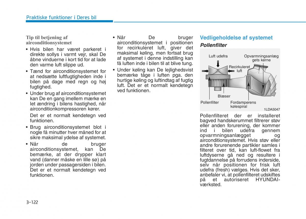 Hyundai Ioniq Electric Bilens instruktionsbog / page 265