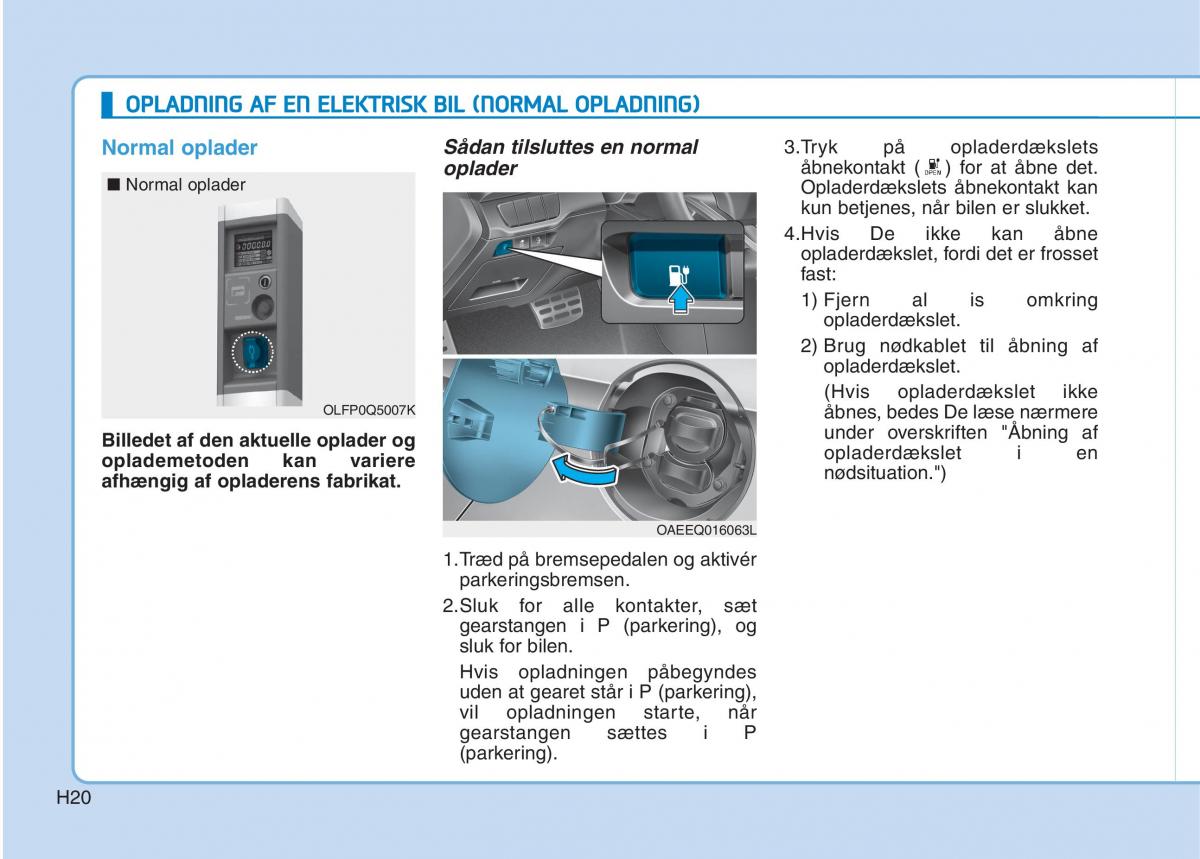 Hyundai Ioniq Electric Bilens instruktionsbog / page 27