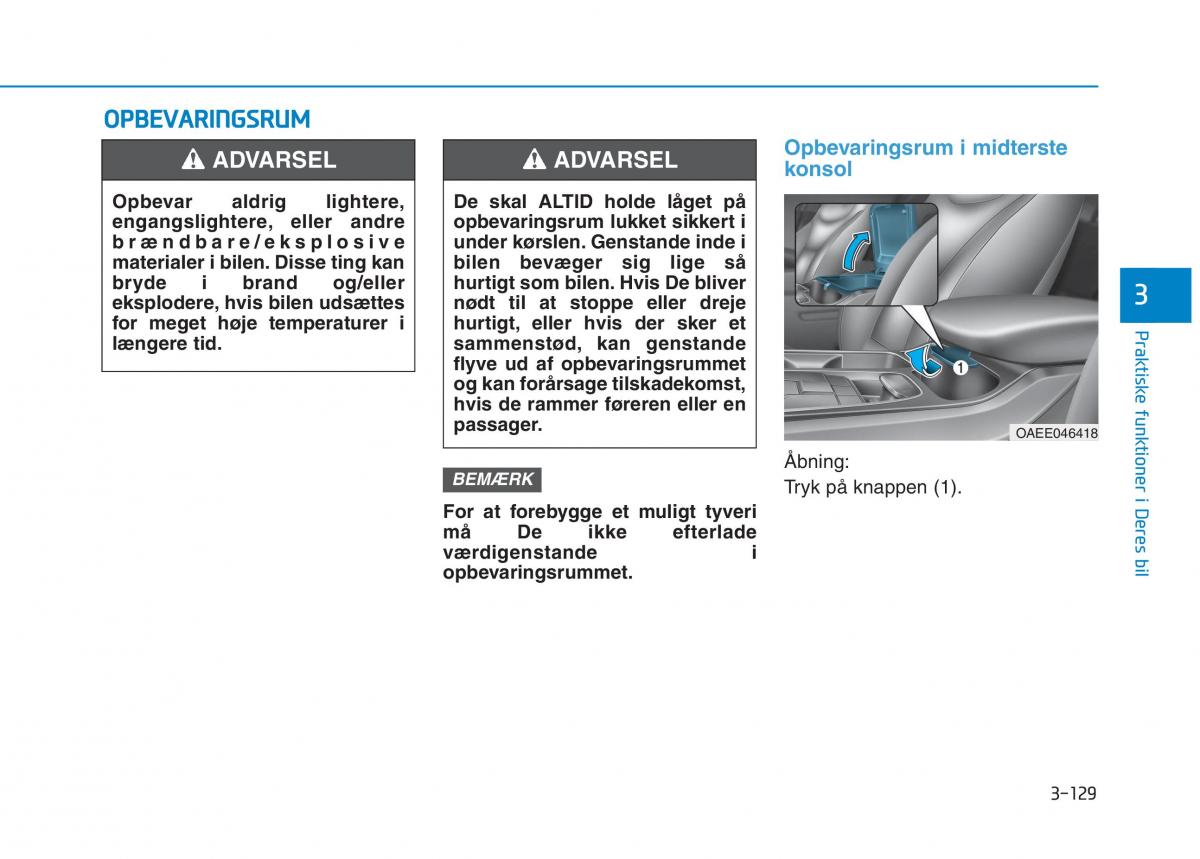 Hyundai Ioniq Electric Bilens instruktionsbog / page 272