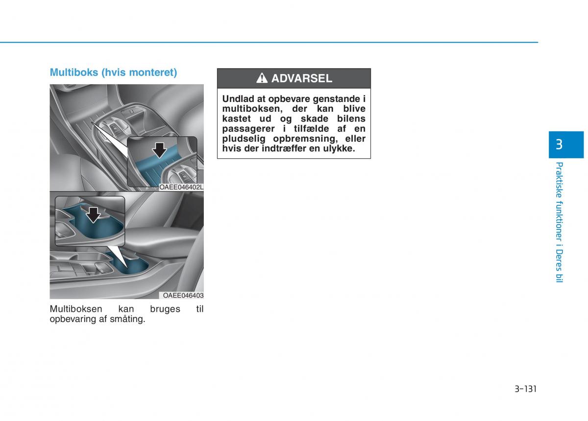 Hyundai Ioniq Electric Bilens instruktionsbog / page 274