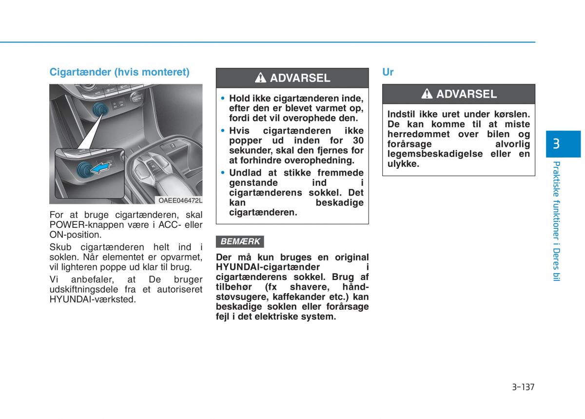 Hyundai Ioniq Electric Bilens instruktionsbog / page 280