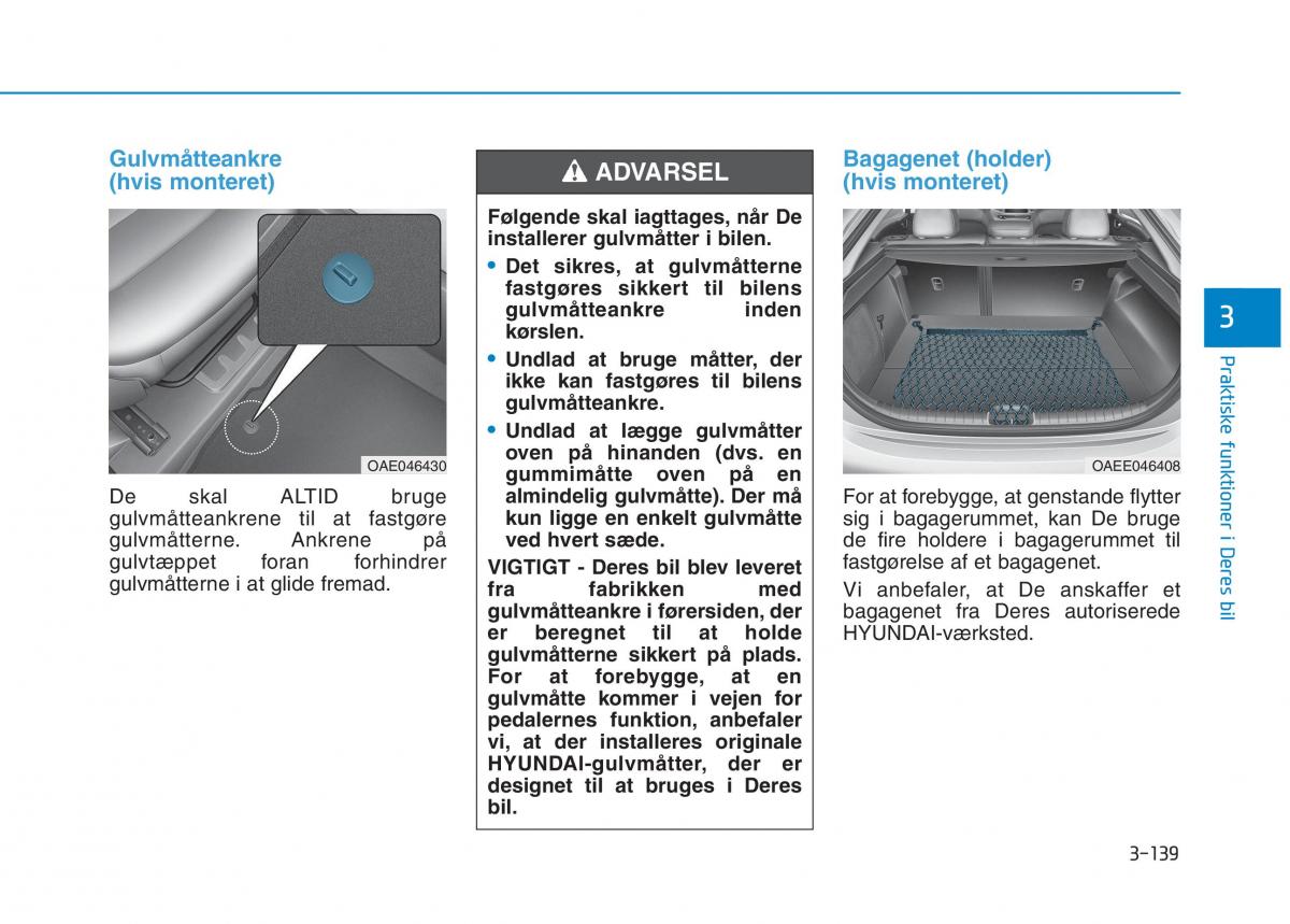 Hyundai Ioniq Electric Bilens instruktionsbog / page 282