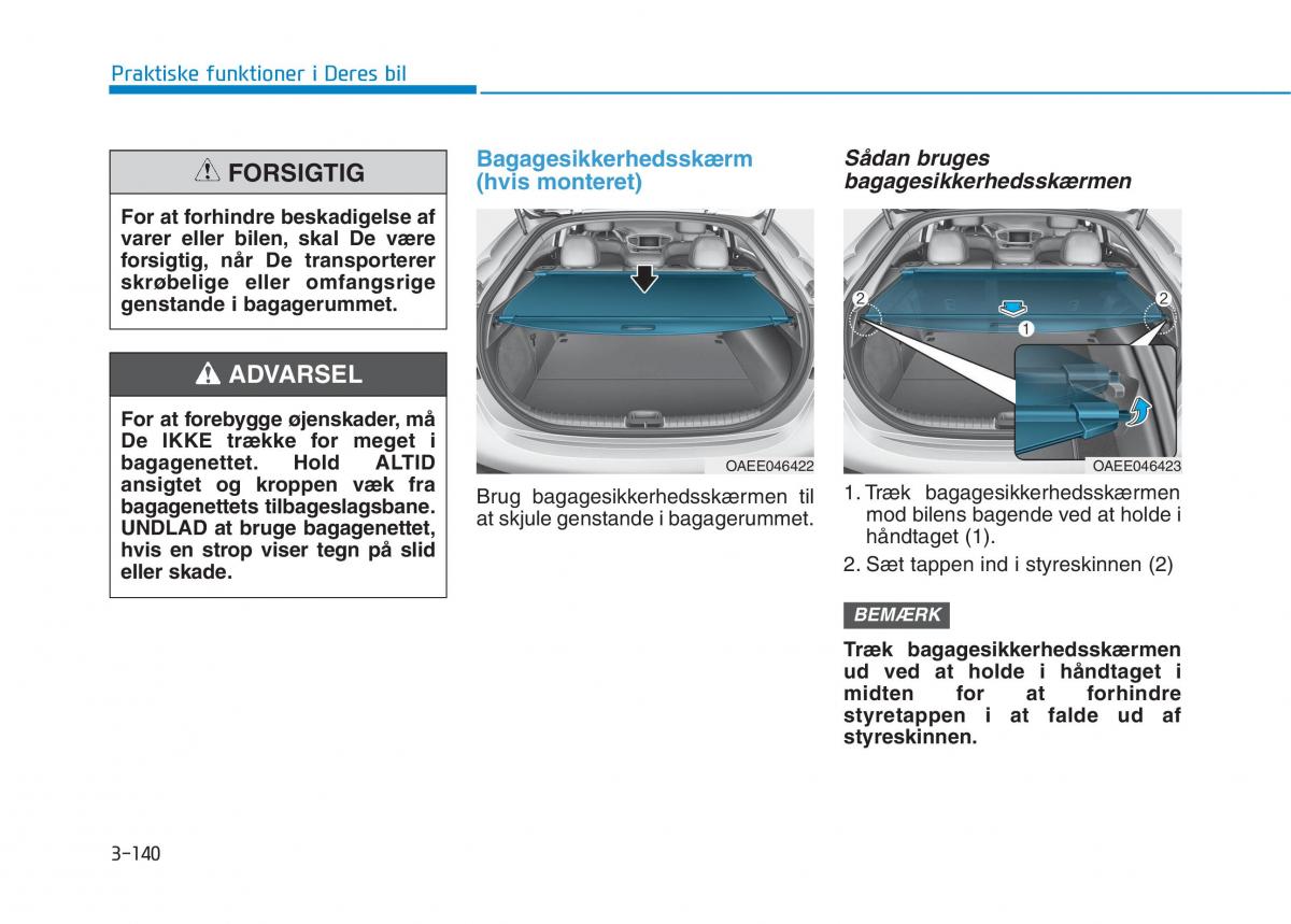 Hyundai Ioniq Electric Bilens instruktionsbog / page 283