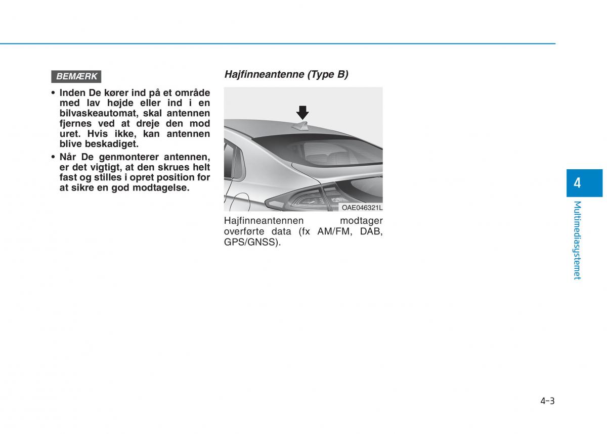 Hyundai Ioniq Electric Bilens instruktionsbog / page 287