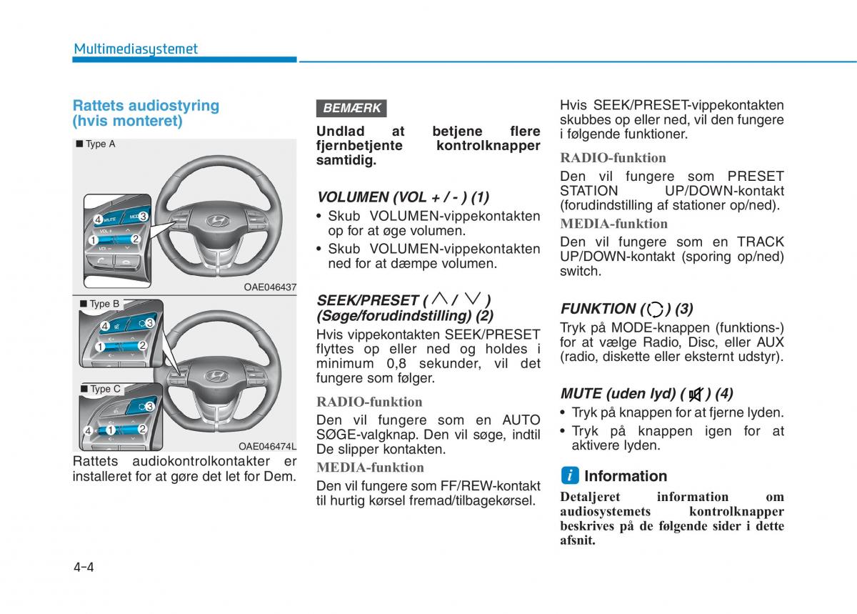 Hyundai Ioniq Electric Bilens instruktionsbog / page 288