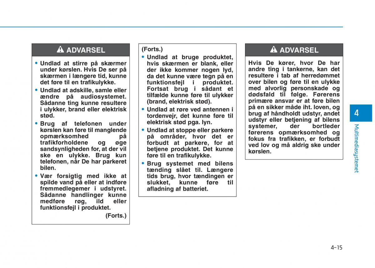 Hyundai Ioniq Electric Bilens instruktionsbog / page 299