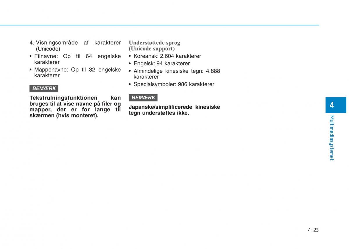 Hyundai Ioniq Electric Bilens instruktionsbog / page 307