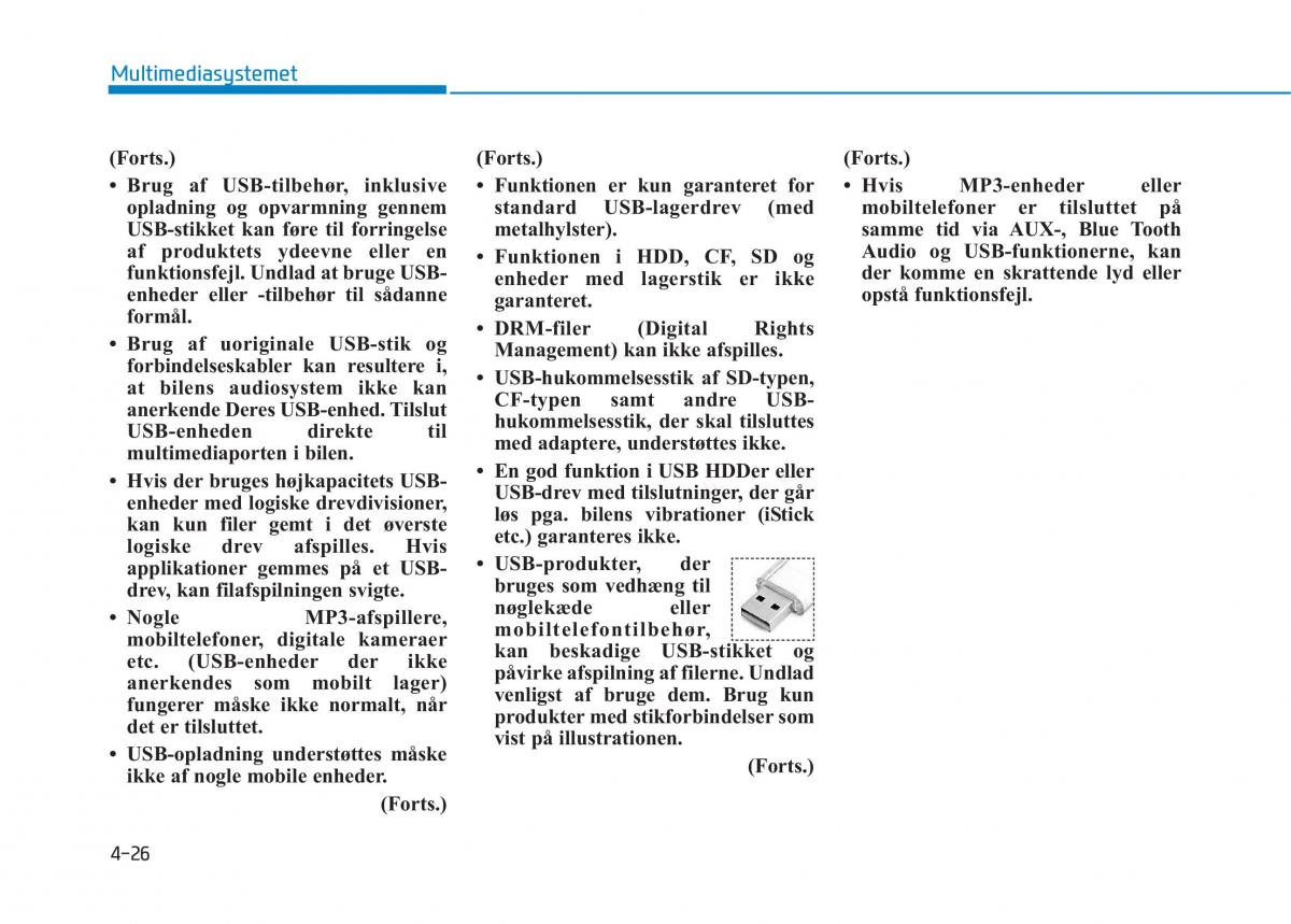 Hyundai Ioniq Electric Bilens instruktionsbog / page 310