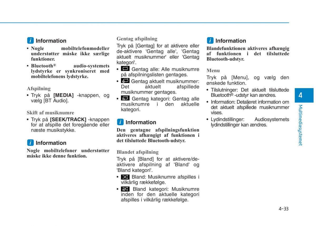 Hyundai Ioniq Electric Bilens instruktionsbog / page 317