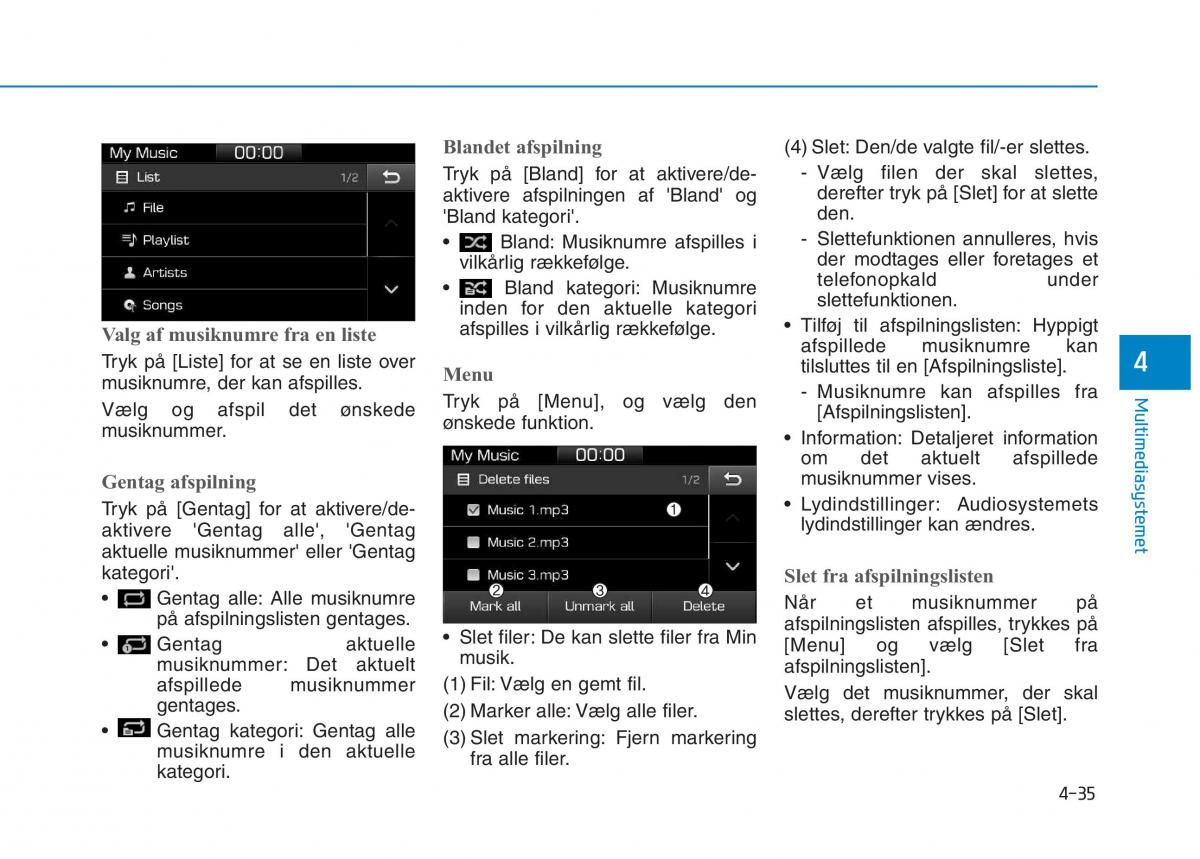 Hyundai Ioniq Electric Bilens instruktionsbog / page 319