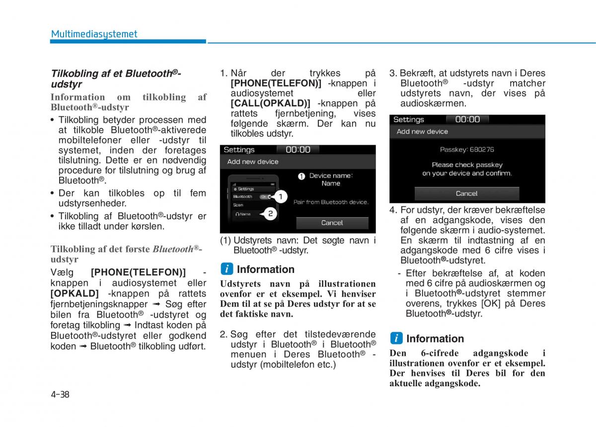 Hyundai Ioniq Electric Bilens instruktionsbog / page 322