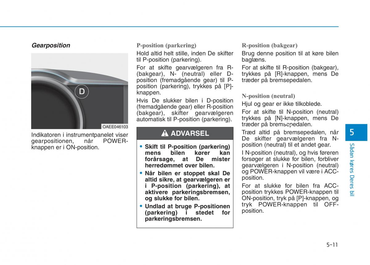 Hyundai Ioniq Electric Bilens instruktionsbog / page 343