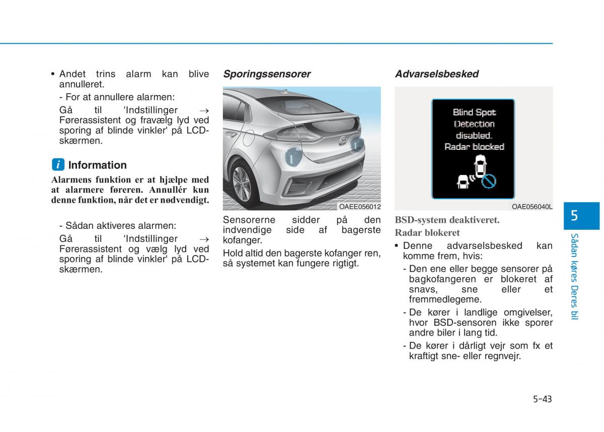 Hyundai Ioniq Electric Bilens instruktionsbog / page 375