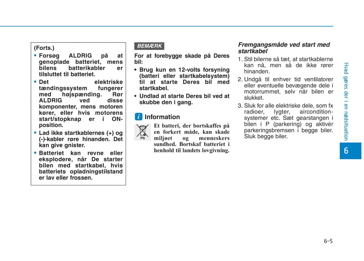 Hyundai Ioniq Electric Bilens instruktionsbog / page 441