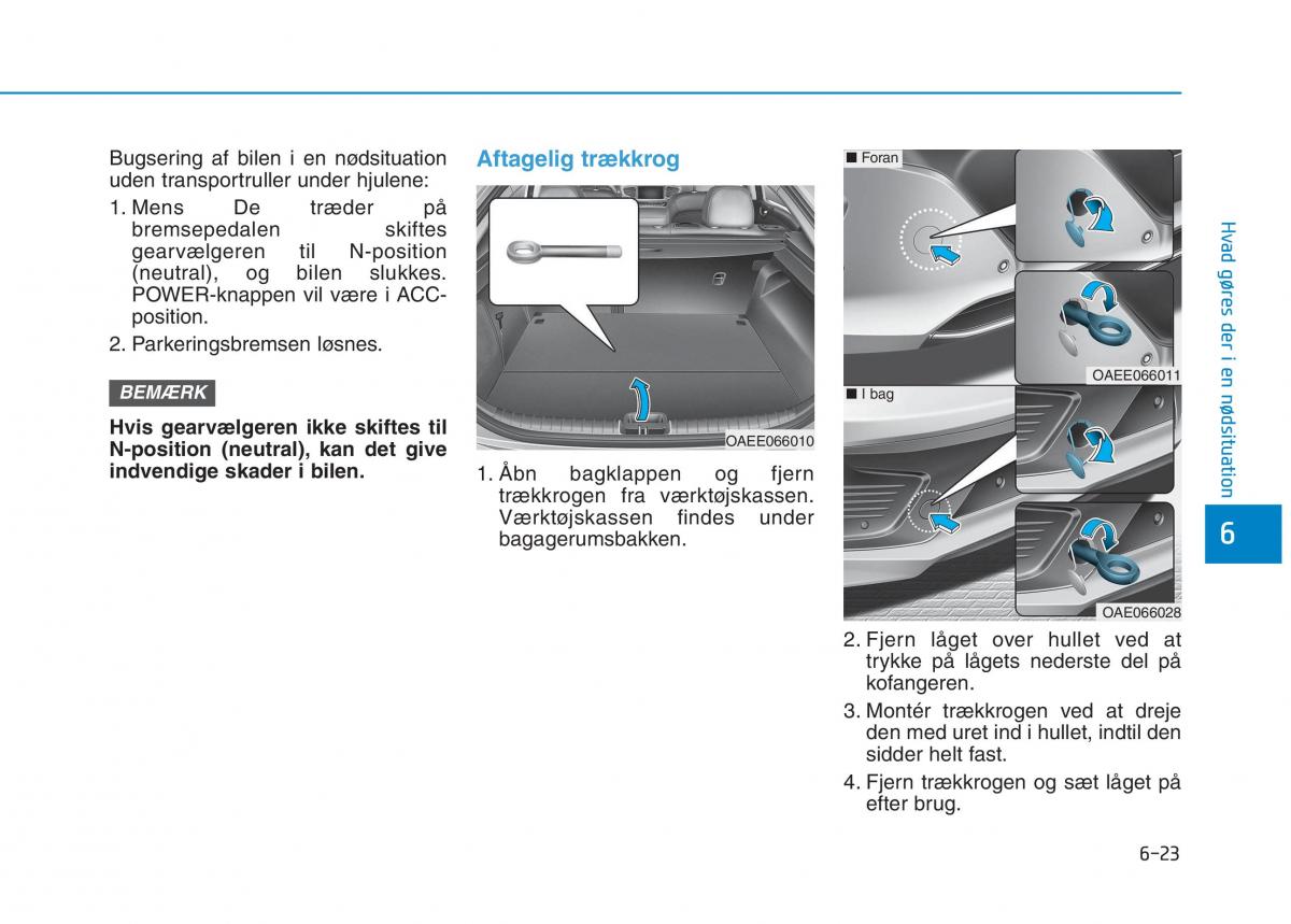 Hyundai Ioniq Electric Bilens instruktionsbog / page 459