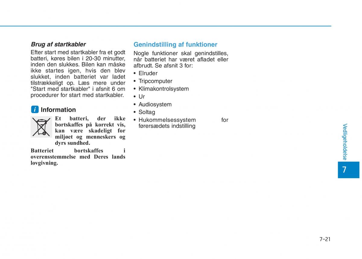 Hyundai Ioniq Electric Bilens instruktionsbog / page 482