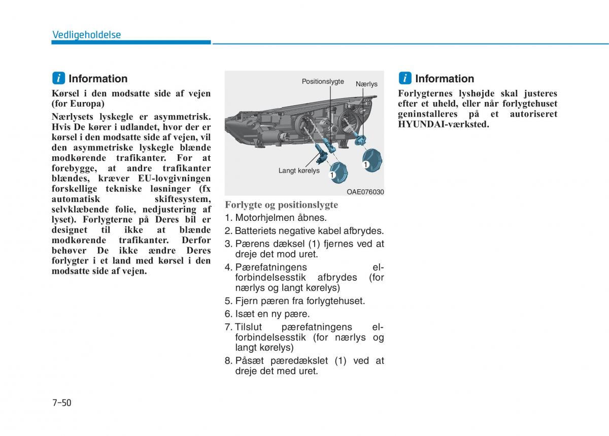 Hyundai Ioniq Electric Bilens instruktionsbog / page 511