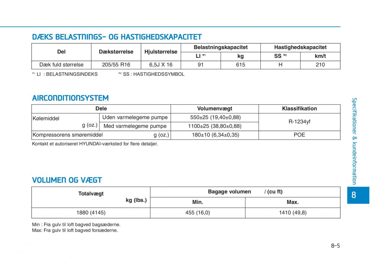 Hyundai Ioniq Electric Bilens instruktionsbog / page 537