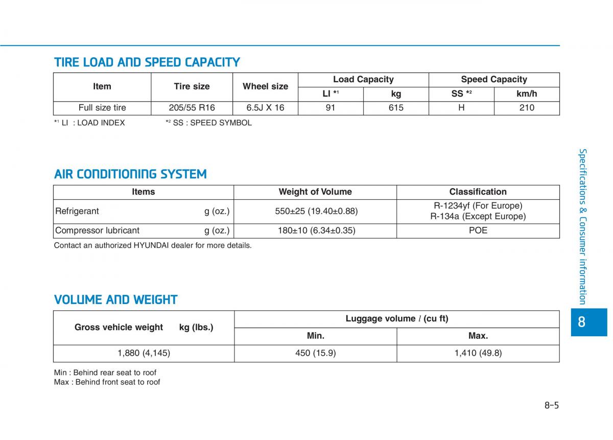 Hyundai Ioniq Electric owners manual / page 548