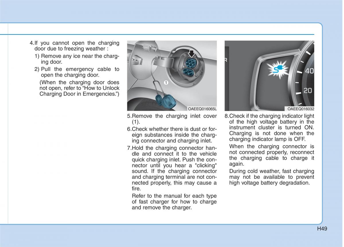 Hyundai Ioniq Electric owners manual / page 56