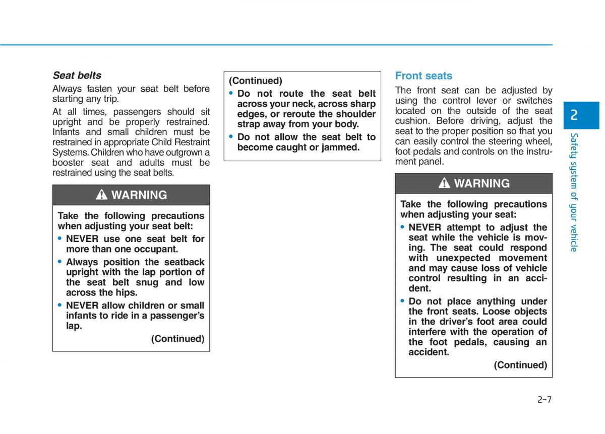 Hyundai Ioniq Electric owners manual / page 105