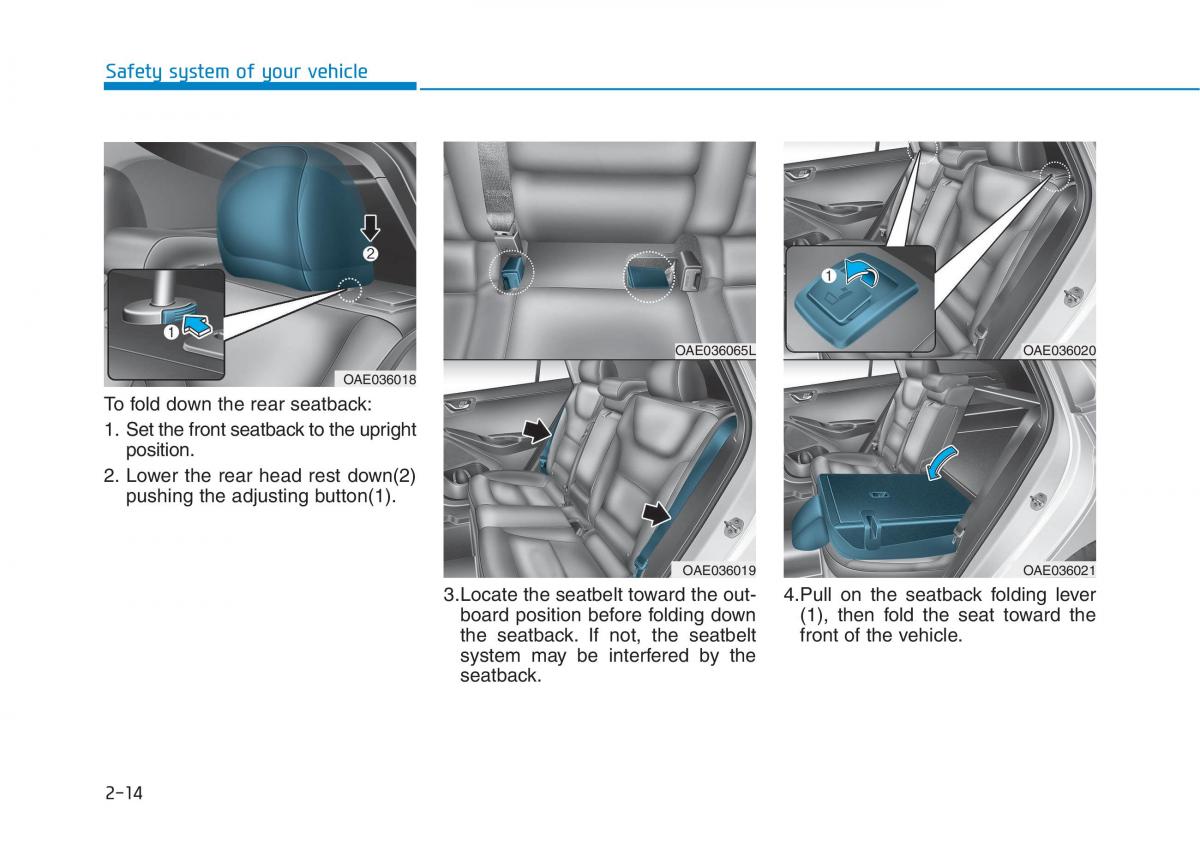 Hyundai Ioniq Electric owners manual / page 112