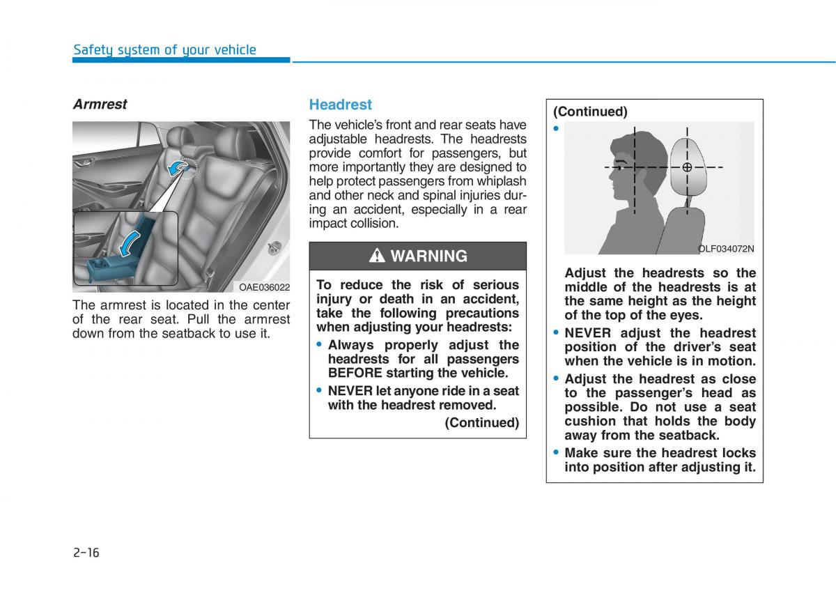 Hyundai Ioniq Electric owners manual / page 114