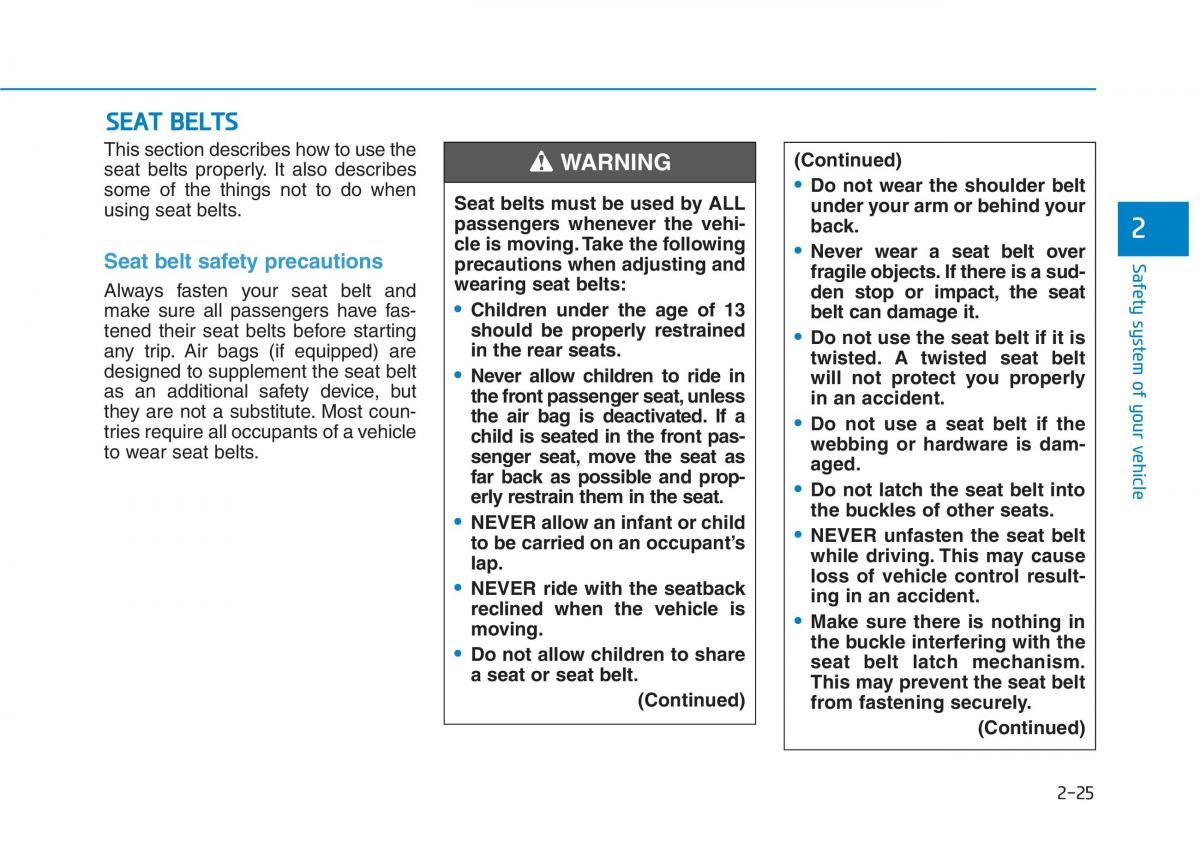 Hyundai Ioniq Electric owners manual / page 123