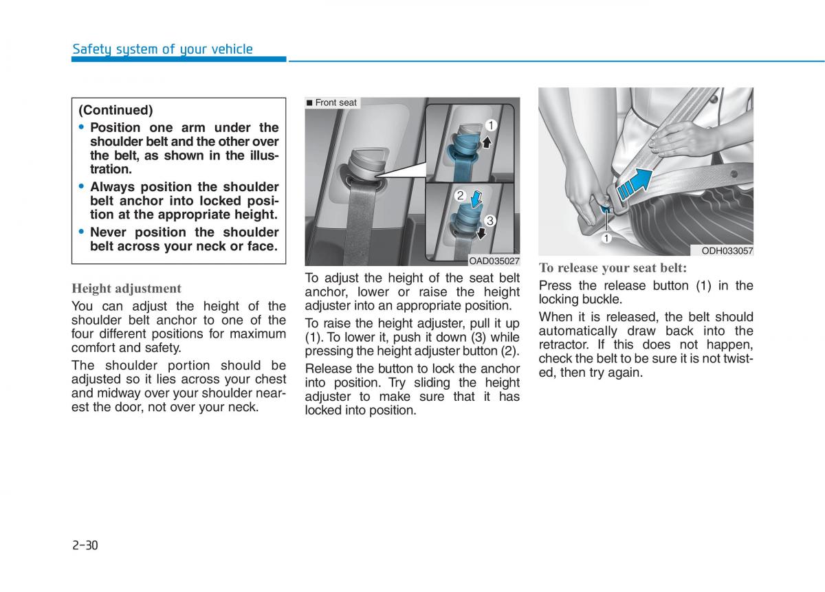 Hyundai Ioniq Electric owners manual / page 128