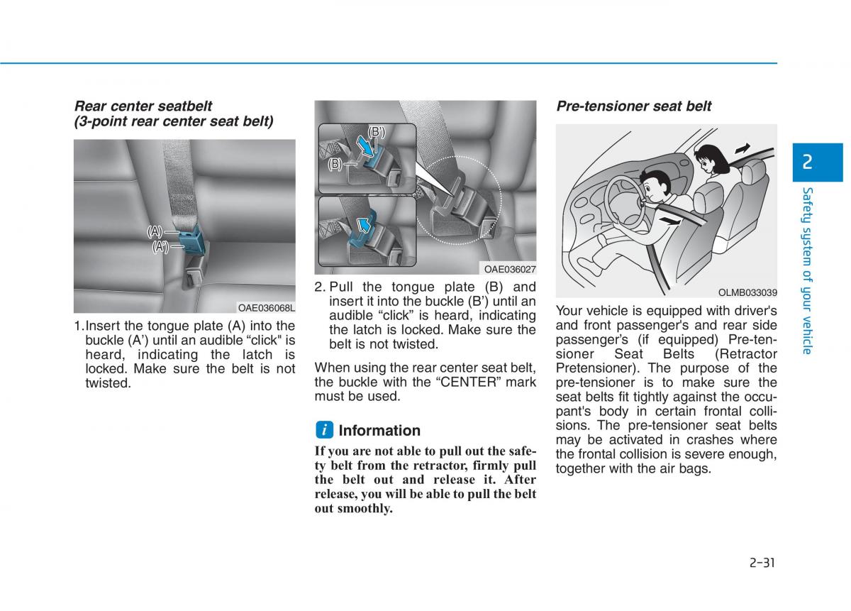 Hyundai Ioniq Electric owners manual / page 129