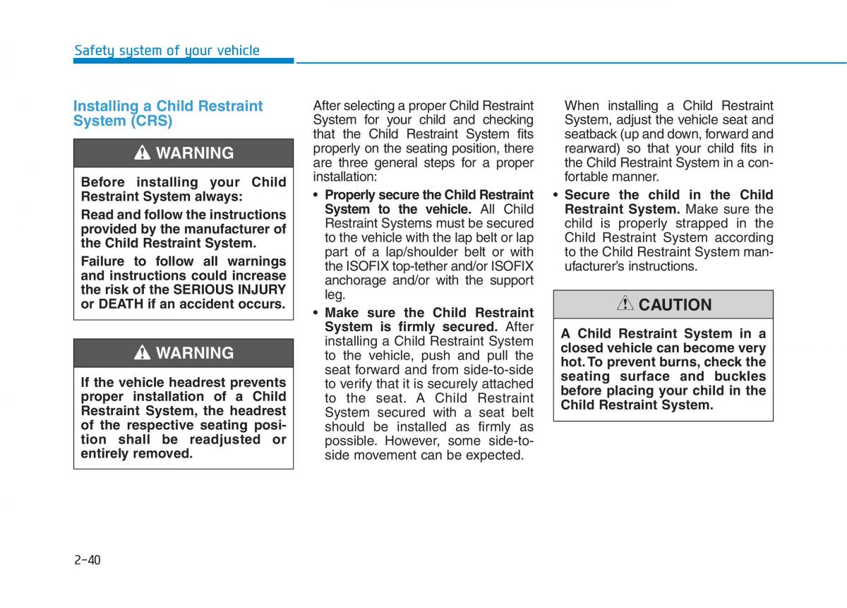 Hyundai Ioniq Electric owners manual / page 138