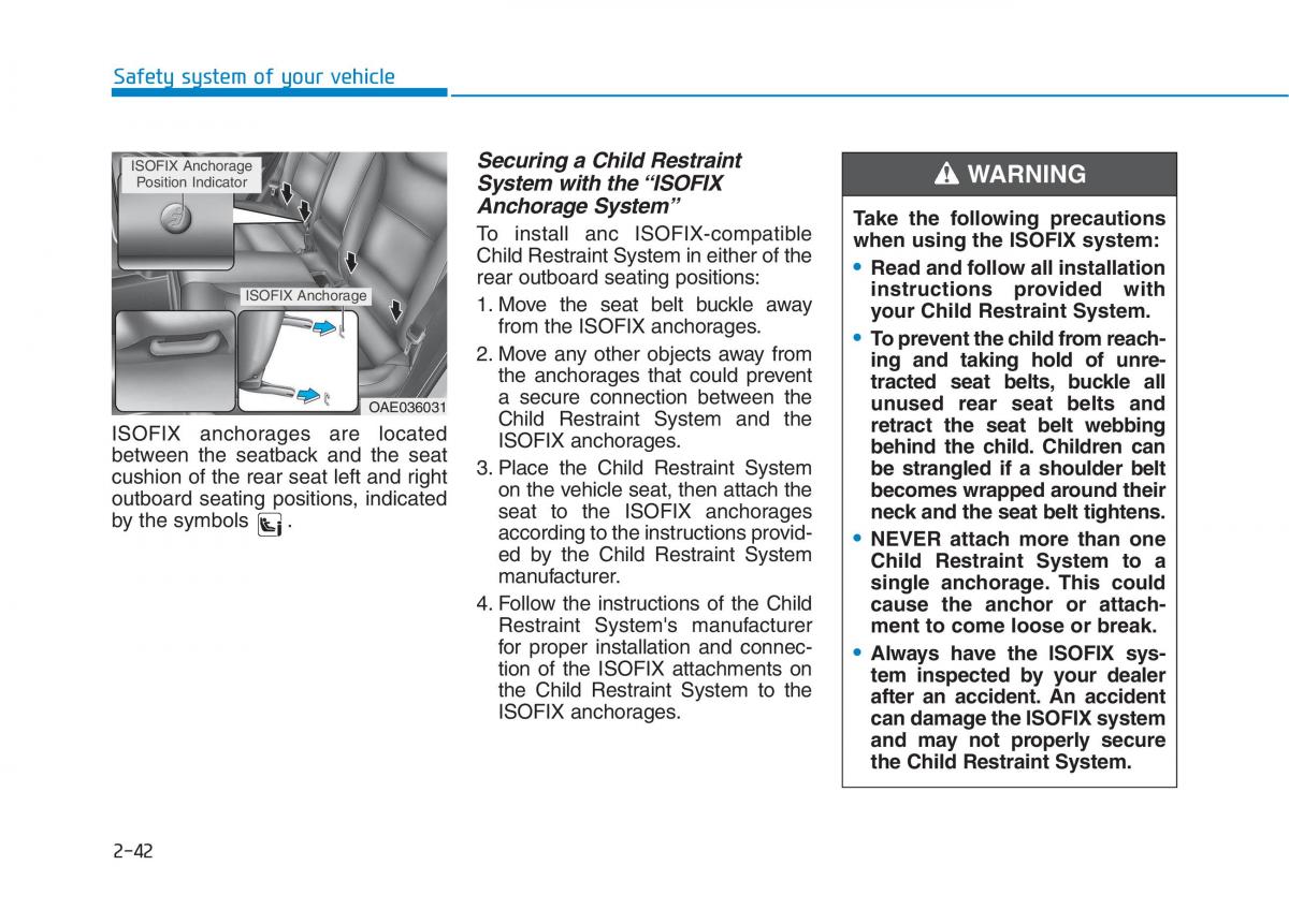 Hyundai Ioniq Electric owners manual / page 140