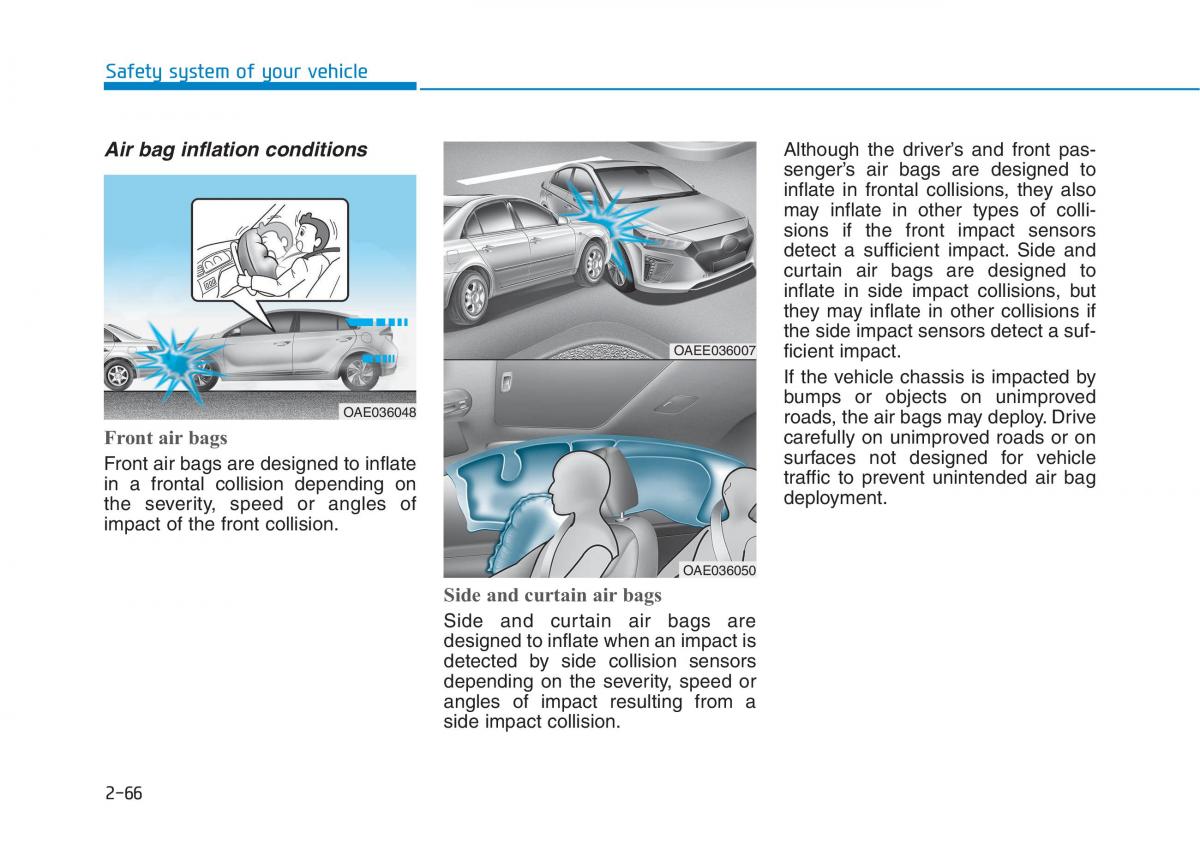 Hyundai Ioniq Electric owners manual / page 164