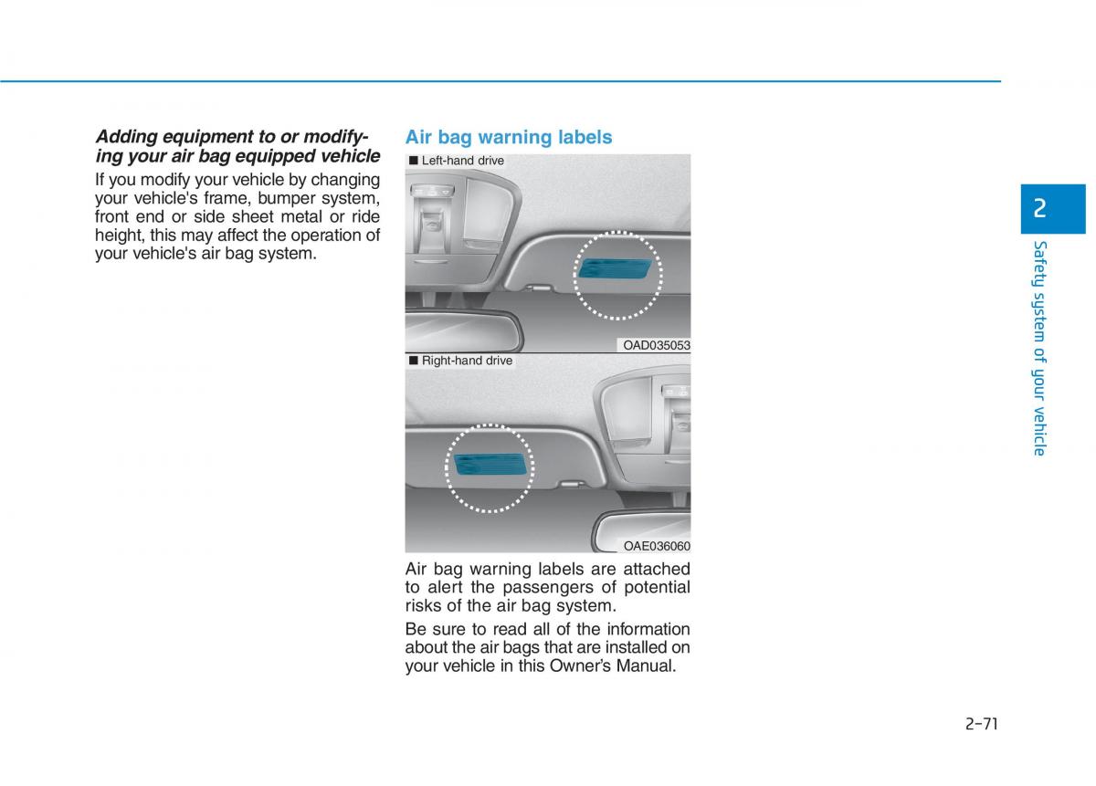 Hyundai Ioniq Electric owners manual / page 169