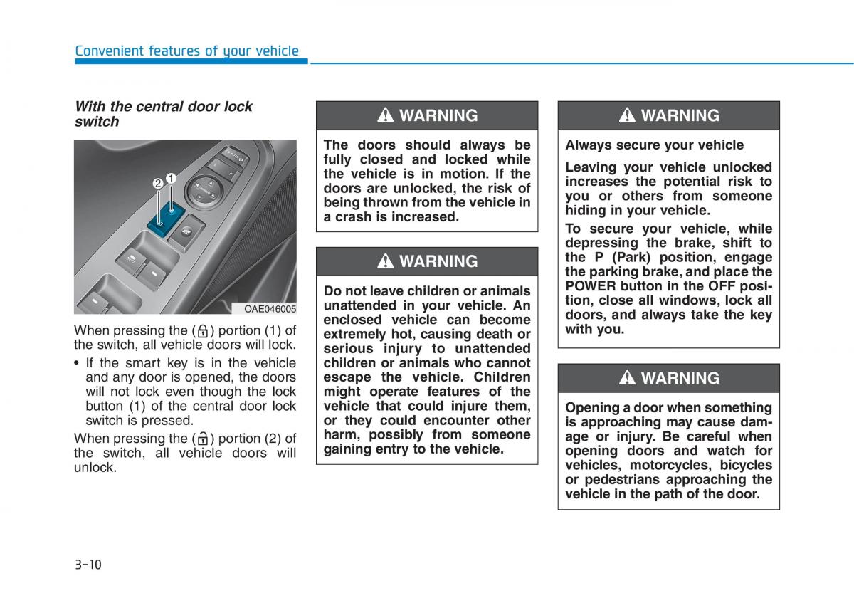 Hyundai Ioniq Electric owners manual / page 179