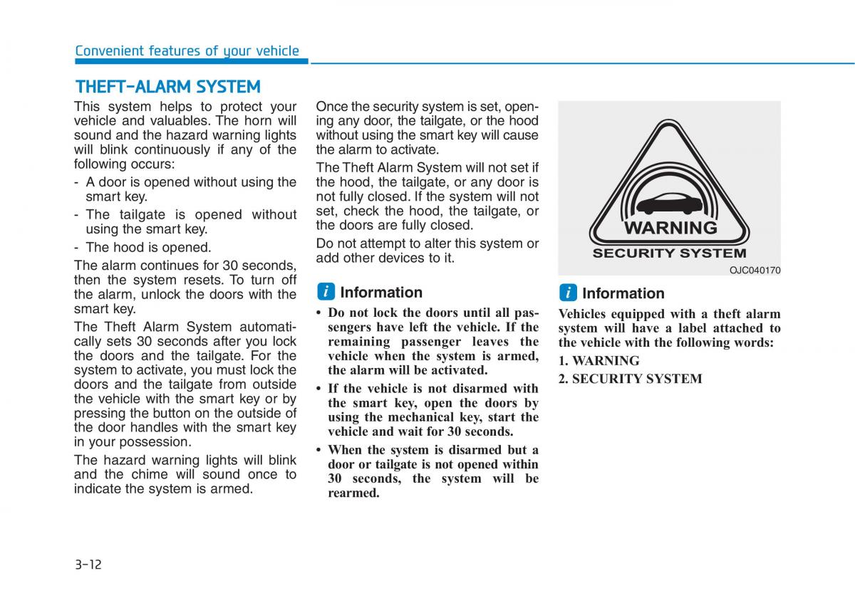 Hyundai Ioniq Electric owners manual / page 181