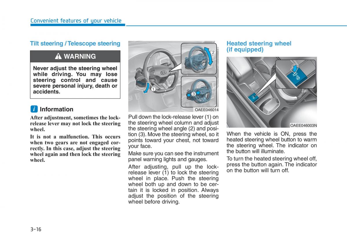 Hyundai Ioniq Electric owners manual / page 185