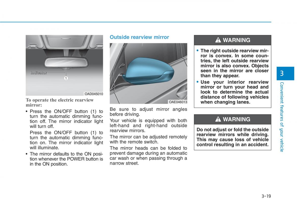 Hyundai Ioniq Electric owners manual / page 188