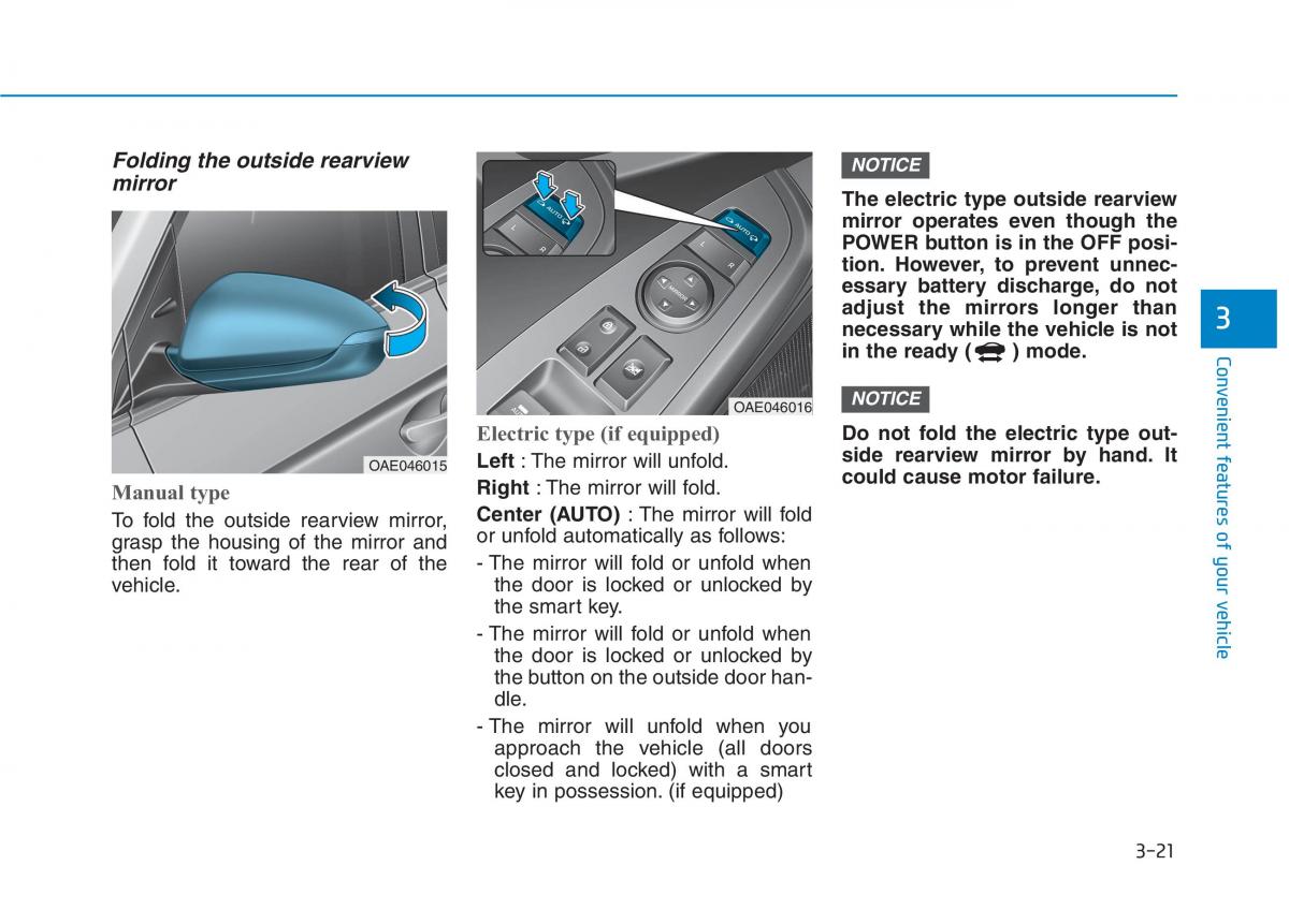 Hyundai Ioniq Electric owners manual / page 190