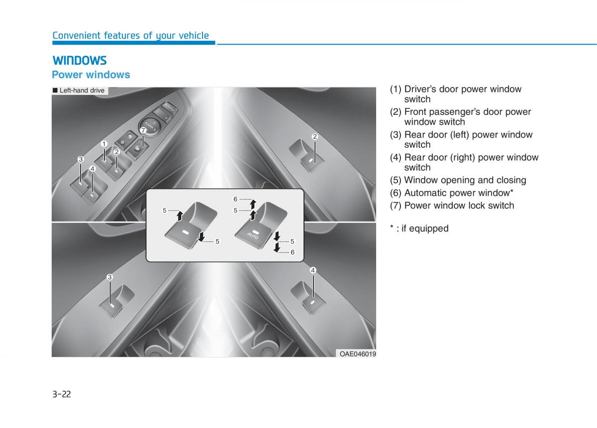 Hyundai Ioniq Electric owners manual / page 191