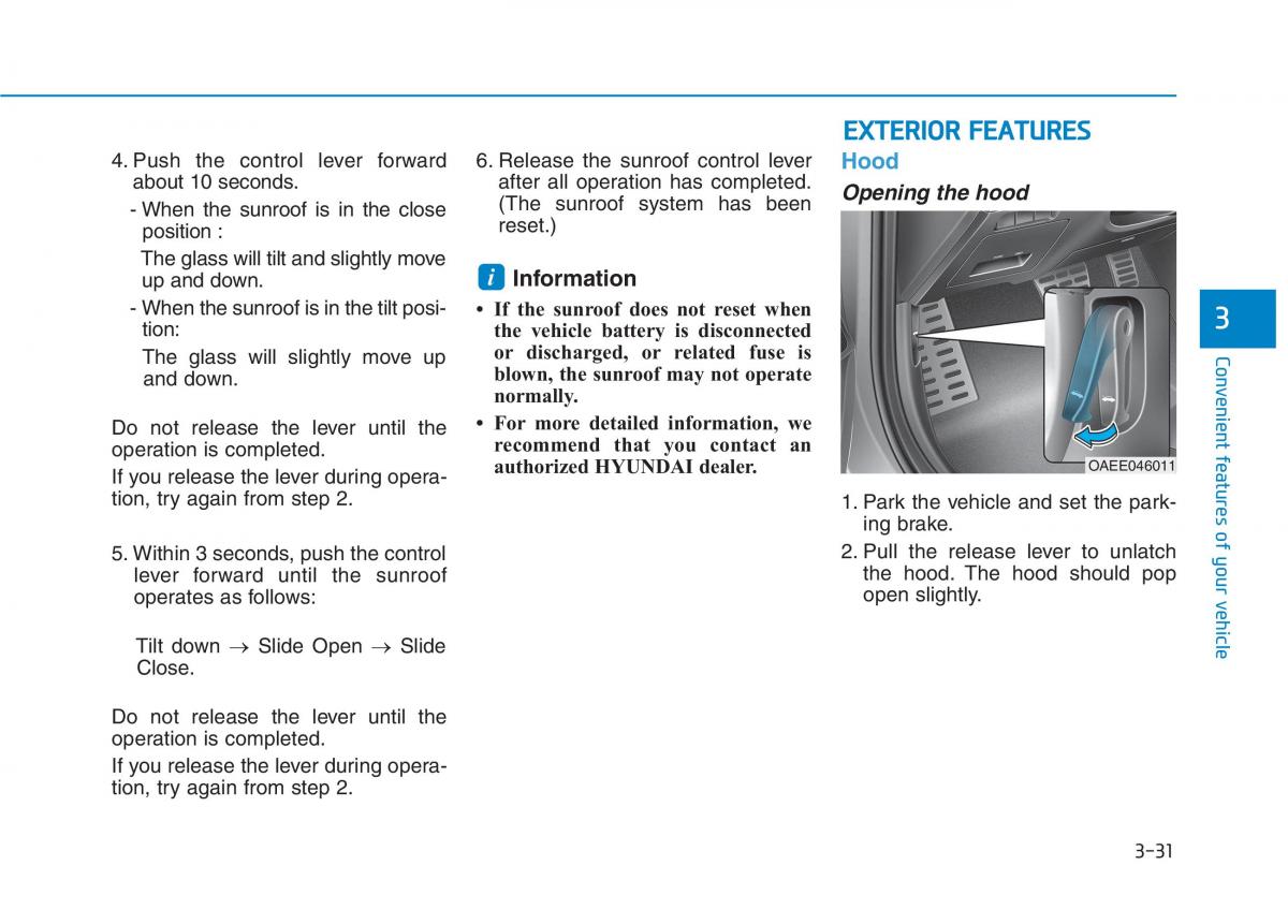 Hyundai Ioniq Electric owners manual / page 200