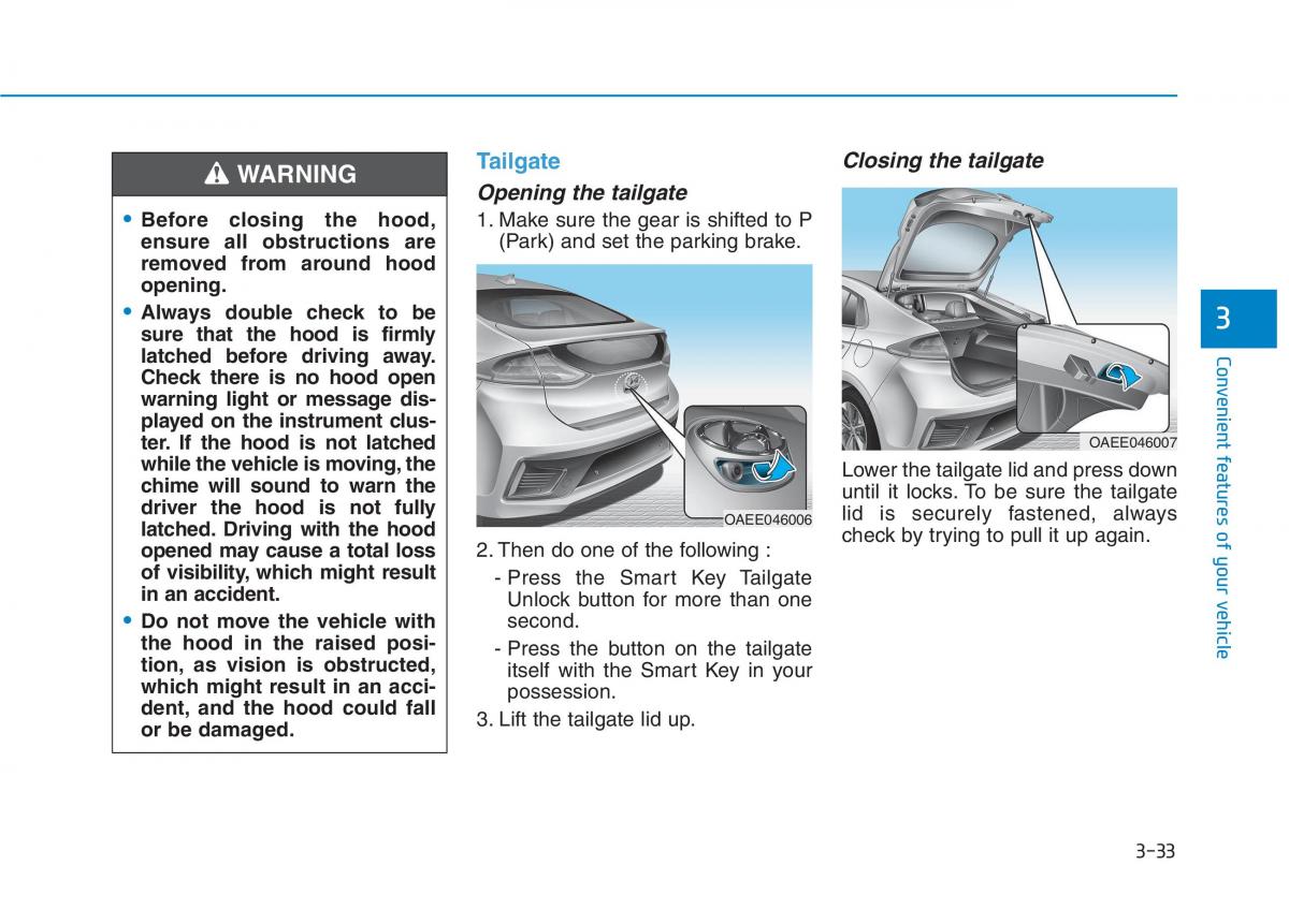 Hyundai Ioniq Electric owners manual / page 202