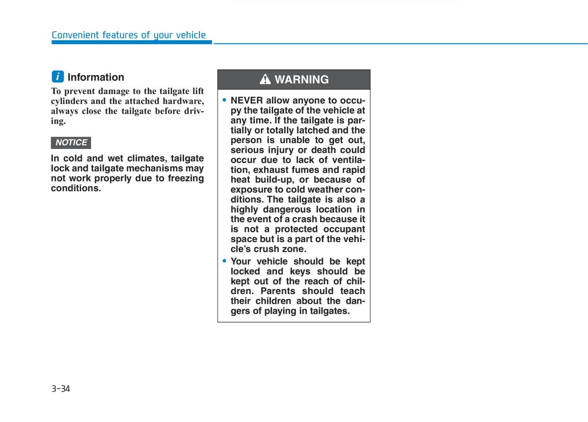 Hyundai Ioniq Electric owners manual / page 203