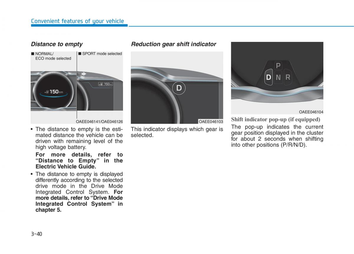 Hyundai Ioniq Electric owners manual / page 209