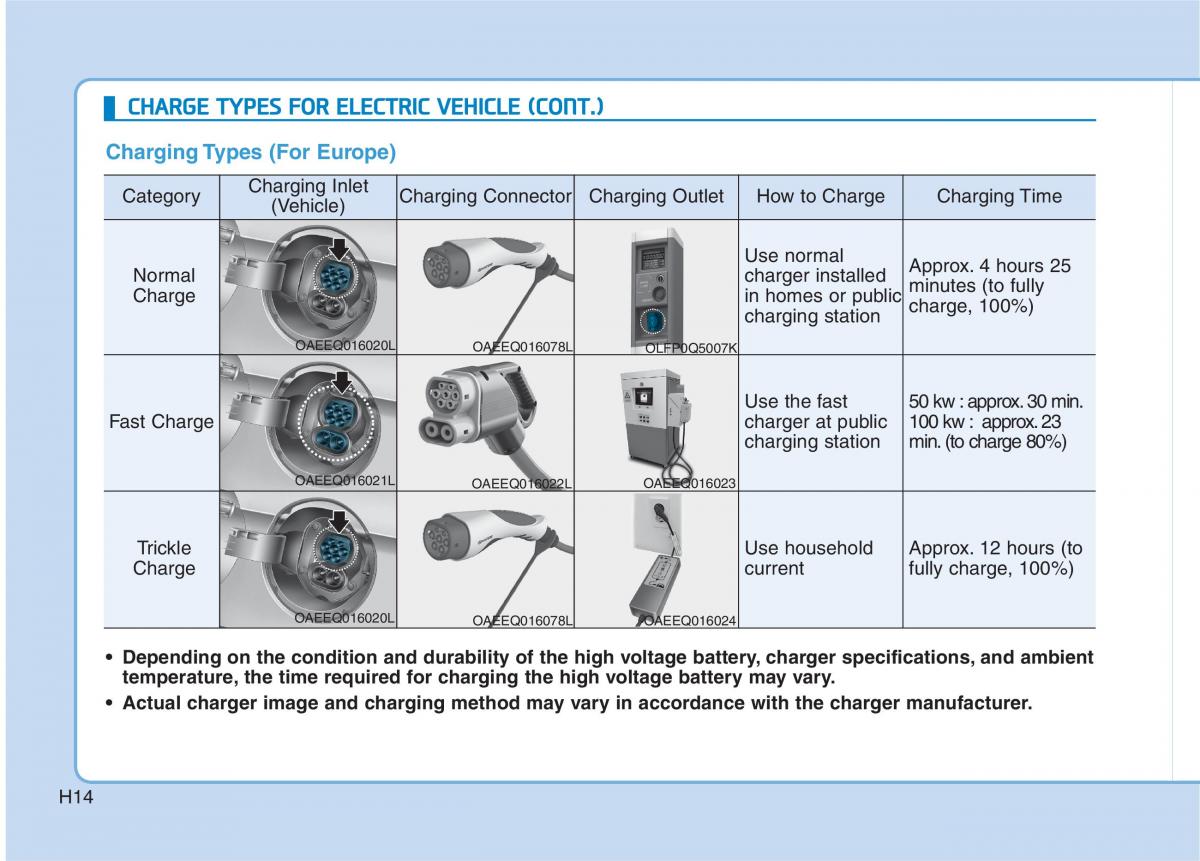 Hyundai Ioniq Electric owners manual / page 21