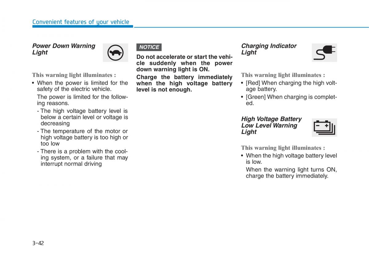 Hyundai Ioniq Electric owners manual / page 211