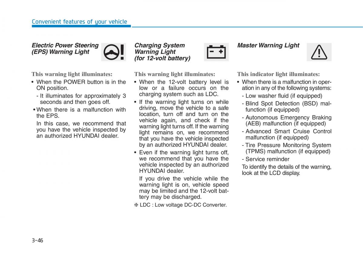 Hyundai Ioniq Electric owners manual / page 215