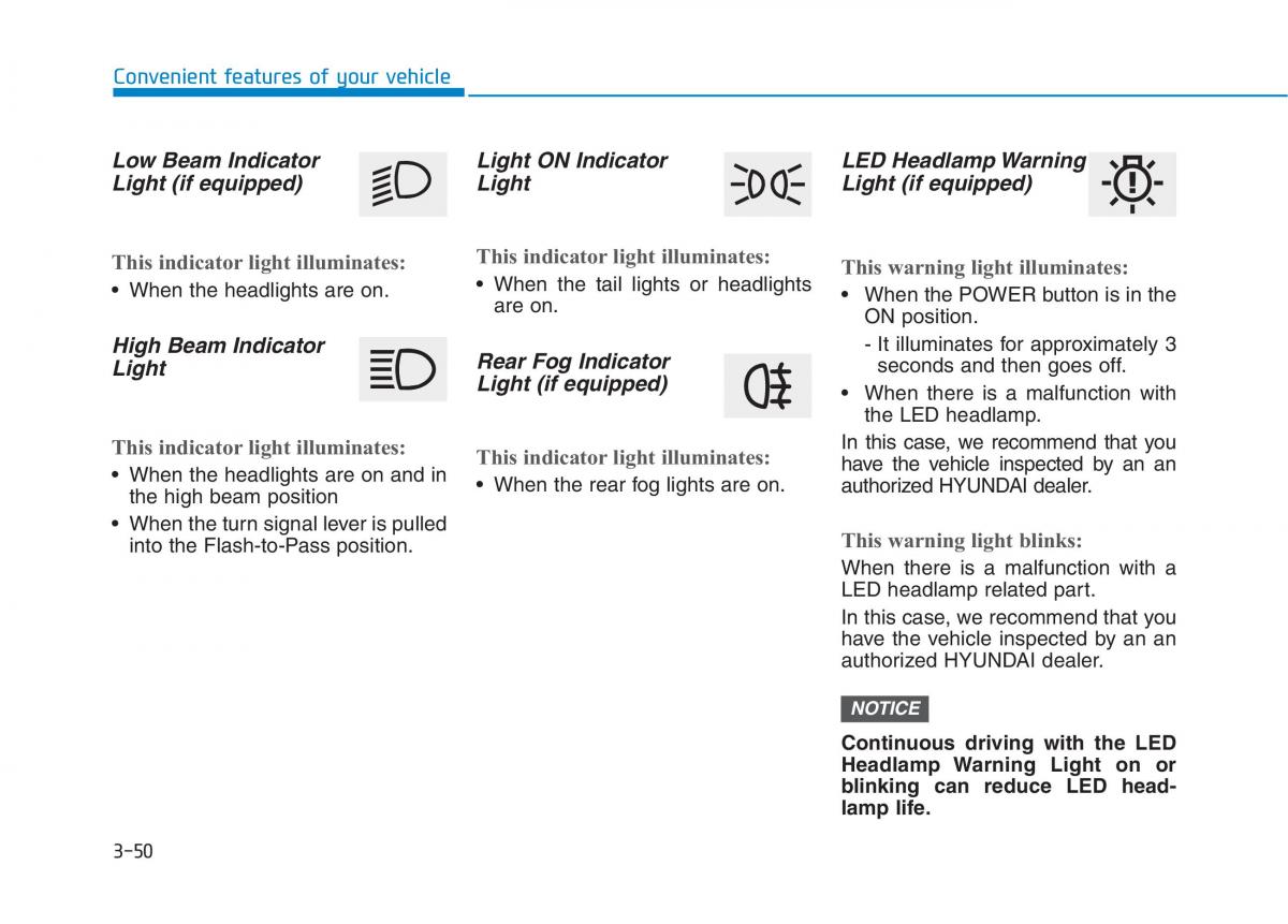 Hyundai Ioniq Electric owners manual / page 219